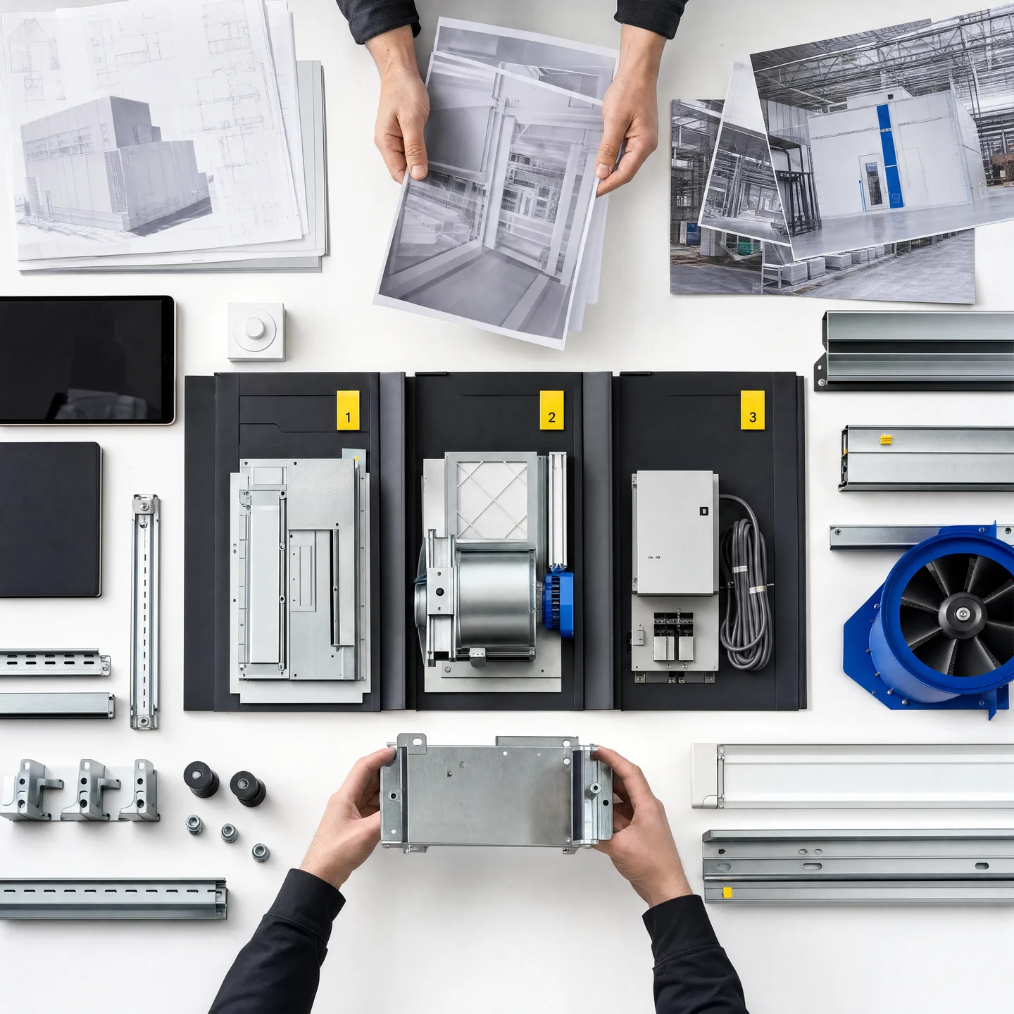 Illustrative files contact details and project handoff materials